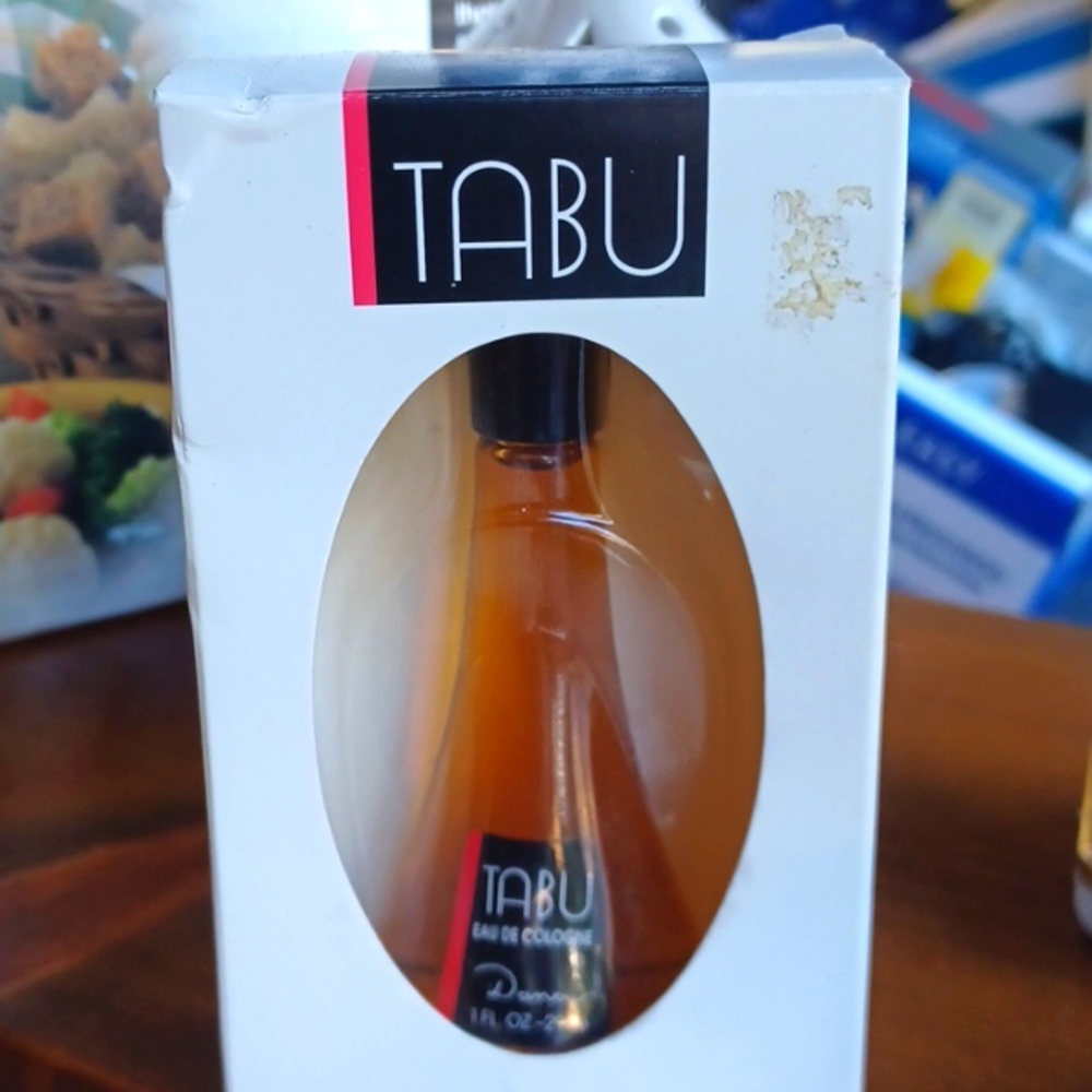 Never opened! Original Tabu eau de cologne 1oz.